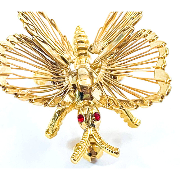 Butterfly Trembler Pin/Brooch - Picture 5 of 7